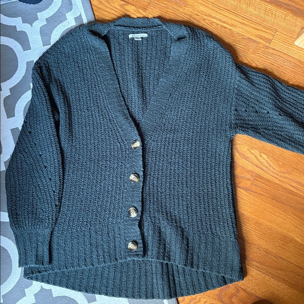 American eagle green slouchy cardigan